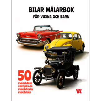bilar målarbok