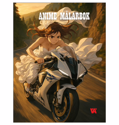 målarbok for vuxna anime