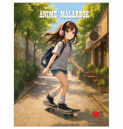 målarbok for vuxna anime manga