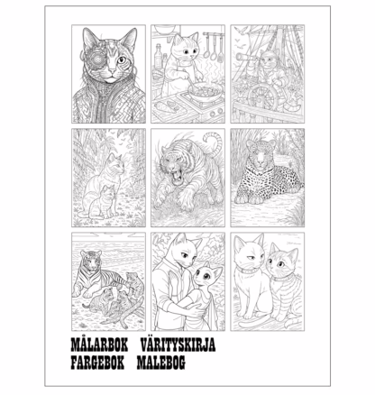 målarbök katt