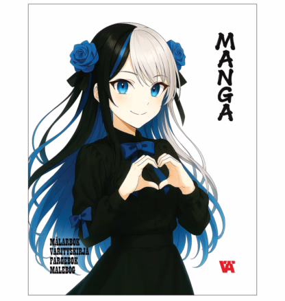 målarbok manga