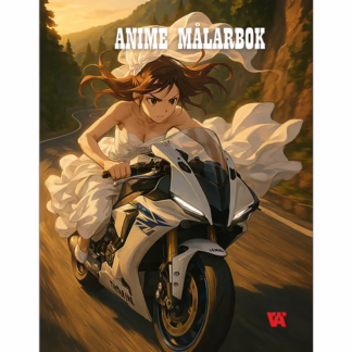 målarbok anime för vuxna