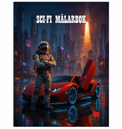sci-fi målarbök